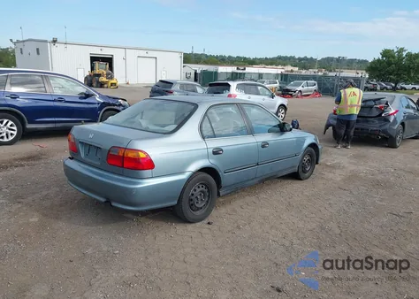 2000 Honda Civic Lx from USA, damaged, VIN 2HGEJ6674YH586933